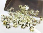 Natural Lemon Quartz 3 mm Round Cut Faceted – AAA Quality Lemon Quartz Round 3mm