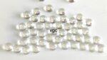 Natural Crystal Quartz 4 mm Round Rose Cut – AAA Quality Crystal Quartz Oval 4mm