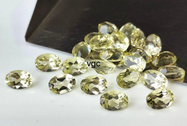 Natural Lemon Quartz 3×5 mm Oval Cut Faceted – AAA Quality Lemon Quartz Oval 3x5mm