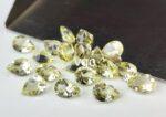 Natural Lemon Quartz 3×5 mm Pear Cut Faceted – AAA Quality Lemon Quartz Pear 3x5mm