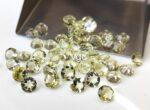 Natural Lemon Quartz 3 mm Round Cut Faceted – AAA Quality Lemon Quartz Round 3mm