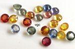 Natural Heated Multi Sapphire 3.5 mm Round Faceted Cut – AAA Quality Multi Sapphire Round Cut 3.5mm