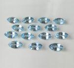Natural Sky Blue Topaz 3×6 mm Marquise Faceted Cut – AAA Quality Sky Blue Topaz Marquise Cut 3x6mm