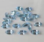 Natural Sky Blue Topaz 3×6 mm Marquise Faceted Cut – AAA Quality Sky Blue Topaz Marquise Cut 3x6mm