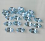 Natural Sky Blue Topaz 3×6 mm Marquise Faceted Cut – AAA Quality Sky Blue Topaz Marquise Cut 3x6mm