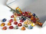 Natural Heated Multi Sapphire 3×5 mm Oval Faceted Cut – AAA Quality Multi Sapphire Oval Cut 3x5mm
