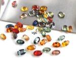 Natural Heated Multi Sapphire 3×4 mm Oval Faceted Cut – AAA Quality Multi Sapphire Oval Cut 3x4mm