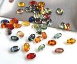 Natural Heated Multi Sapphire 3×4 mm Oval Faceted Cut – AAA Quality Multi Sapphire Oval Cut 3x4mm