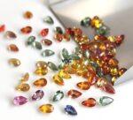 Natural Heated Multi Sapphire 5×7 mm Pear Faceted Cut – AAA Quality Multi Sapphire Pear Cut 5x7mm