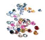 Natural Heated Multi Sapphire 2.5 mm Round Diamond Faceted Cut – AAA Quality Multi Sapphire Round Diamond Cut 2.5mm