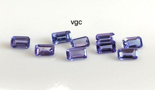 Natural Tanzanite 3×5 mm Octagon Cut Faceted – AAA Quality Tanzanite Octagon Faceted 3x5mm
