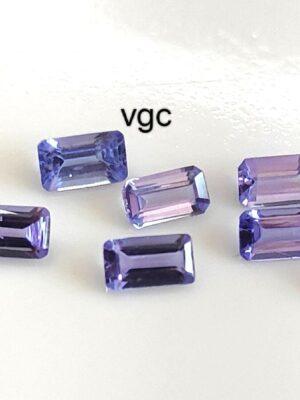 Natural Tanzanite 3×5 mm Octagon Cut Faceted – AAA Quality Tanzanite Octagon Faceted 3x5mm
