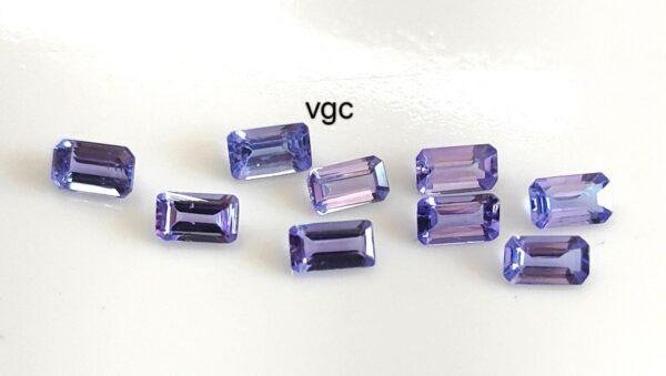 Natural Tanzanite 3×5 mm Octagon Cut Faceted – AAA Quality Tanzanite Octagon Faceted 3x5mm