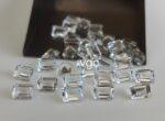 Natural White Topaz 3×5 mm Octagon Faceted Cut – AAA Quality White Topaz Octagon Faceted Cut 3x5mm