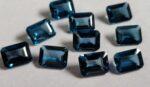 Natural London Blue Topaz 10×12 mm Octagon Faceted Cut – AAA Quality London Blue Topaz Octagon Faceted Cut 10x12mm