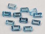 Natural Sky Blue Topaz 3×5 mm Octagon Faceted Cut – AAA Quality Sky Blue Topaz Octagon Faceted Cut 3x5mm