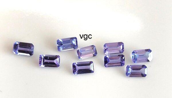 Natural Tanzanite 3×5 mm Octagon Cut Faceted – AAA Quality Tanzanite Octagon Faceted 3x5mm