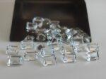 Natural White Topaz 3×5 mm Octagon Faceted Cut – AAA Quality White Topaz Octagon Faceted Cut 3x5mm