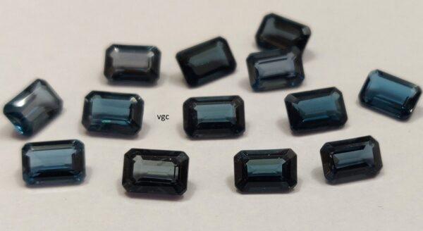 Natural London Blue Topaz 10×12 mm Octagon Faceted Cut – AAA Quality London Blue Topaz Octagon Faceted Cut 10x12mm