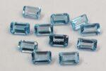 Natural Sky Blue Topaz 3×5 mm Octagon Faceted Cut – AAA Quality Sky Blue Topaz Octagon Faceted Cut 3x5mm