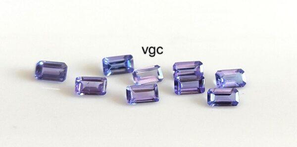 Natural Tanzanite 3×5 mm Octagon Cut Faceted – AAA Quality Tanzanite Octagon Faceted 3x5mm