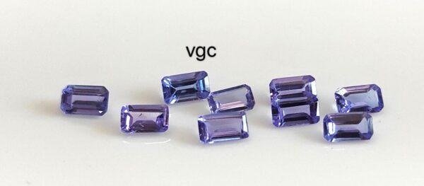 Natural Tanzanite 3×5 mm Octagon Cut Faceted – AAA Quality Tanzanite Octagon Faceted 3x5mm