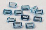 Natural Sky Blue Topaz 3×5 mm Octagon Faceted Cut – AAA Quality Sky Blue Topaz Octagon Faceted Cut 3x5mm