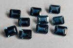 Natural London Blue Topaz 10×12 mm Octagon Faceted Cut – AAA Quality London Blue Topaz Octagon Faceted Cut 10x12mm