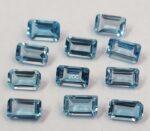 Natural Sky Blue Topaz 3×5 mm Octagon Faceted Cut – AAA Quality Sky Blue Topaz Octagon Faceted Cut 3x5mm