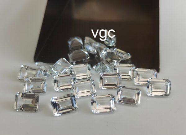 Natural White Topaz 3×5 mm Octagon Faceted Cut – AAA Quality White Topaz Octagon Faceted Cut 3x5mm