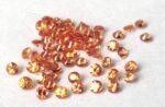 Natural Heated Orange Sapphire 2.75 mm Round Diamond Faceted Cut – AAA Quality Orange Sapphire Round Diamond Cut 2.75mm