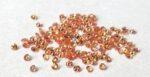 Natural Heated Orange Sapphire 1.25 mm Round Diamond Faceted Cut – AAA Quality Orange Sapphire Round Diamond Cut 1.25mm