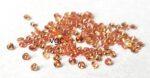 Natural Heated Orange Sapphire 1.25 mm Round Diamond Faceted Cut – AAA Quality Orange Sapphire Round Diamond Cut 1.25mm