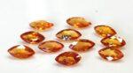 Natural Heated Orange Sapphire 3×6 mm Marquise Faceted Cut – AAA Quality Orange Sapphire Marquise Cut 3x6mm
