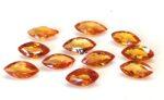 Natural Heated Orange Sapphire 3×6 mm Marquise Faceted Cut – AAA Quality Orange Sapphire Marquise Cut 3x6mm