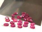 Natural Glass Filled Ruby 5×7 mm Oval Faceted Cut – AAA Quality Ruby Oval Cut 5x7mm