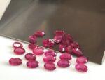 Natural Glass Filled Ruby 5×7 mm Oval Faceted Cut – AAA Quality Ruby Oval Cut 5x7mm