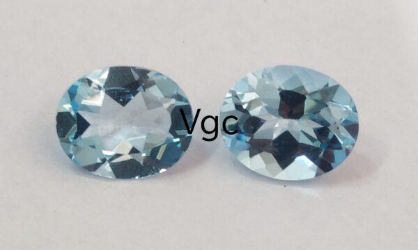 Natural Sky Blue Topaz 10×14 mm Oval Faceted Cut – AAA Quality Sky Blue Topaz Oval Faceted Cut 10x14mm