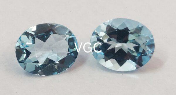 Natural Sky Blue Topaz 10×14 mm Oval Faceted Cut – AAA Quality Sky Blue Topaz Oval Faceted Cut 10x14mm