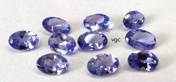 Natural Tanzanite 3×5 mm Oval Cut Faceted – AAA Quality Tanzanite Oval Faceted 3x5mm