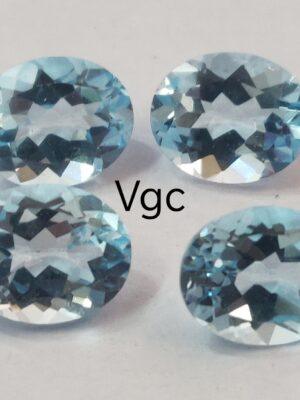 Natural Sky Blue Topaz 10×12 mm Oval Faceted Cut – AAA Quality Sky Blue Topaz Oval Faceted Cut 10x12mm