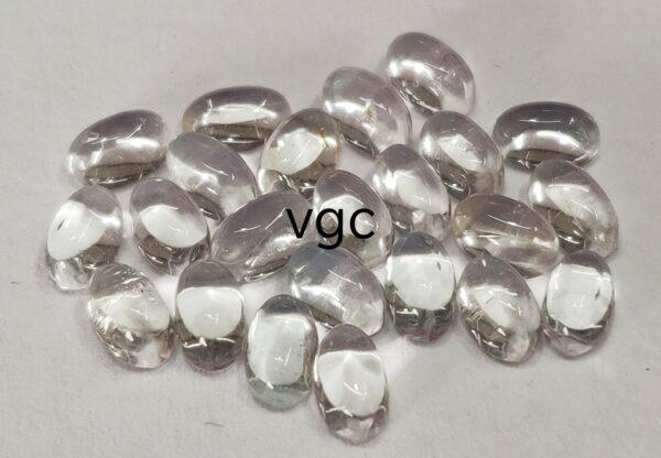 Natural White Topaz 3×5 mm Oval Cabochon – AAA Quality White Topaz Oval Cabochon 3x5mm