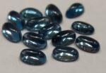 Natural London Blue Topaz 3×5 mm Oval Cabochon – AAA Quality London Blue Topaz Oval Cabochon 3x5mm