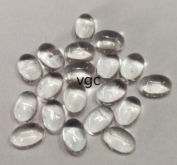 Natural White Topaz 3×5 mm Oval Cabochon – AAA Quality White Topaz Oval Cabochon 3x5mm