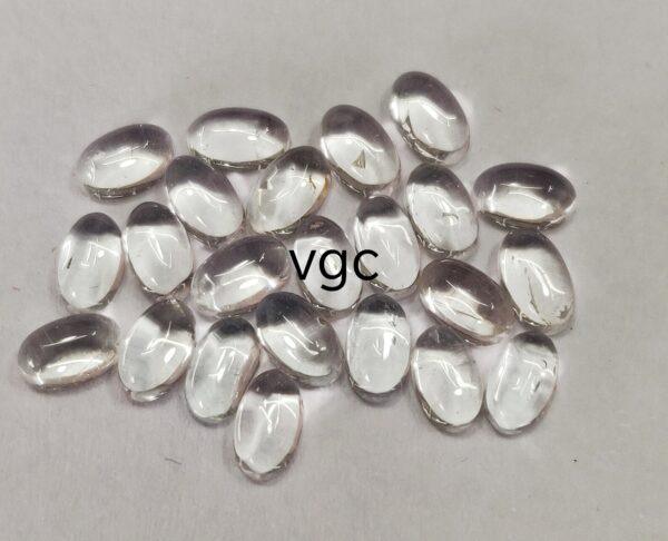 Natural White Topaz 3×5 mm Oval Cabochon – AAA Quality White Topaz Oval Cabochon 3x5mm