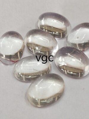 Natural White Topaz 6×8 mm Oval Cabochon – AAA Quality White Topaz Oval Cabochon 6x8mm
