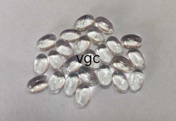 Natural White Topaz 3×5 mm Oval Cabochon – AAA Quality White Topaz Oval Cabochon 3x5mm