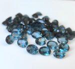 Natural London Blue Topaz 12×14 mm Oval Faceted Cut – AAA Quality London Blue Topaz Oval Faceted Cut 12x14mm