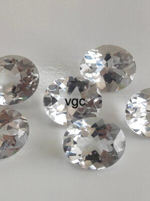 Natural White Topaz 10×12 mm Oval Faceted Cut – AAA Quality White Topaz Oval Faceted Cut 10x12mm