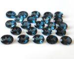 Natural London Blue Topaz 12×14 mm Oval Faceted Cut – AAA Quality London Blue Topaz Oval Faceted Cut 12x14mm